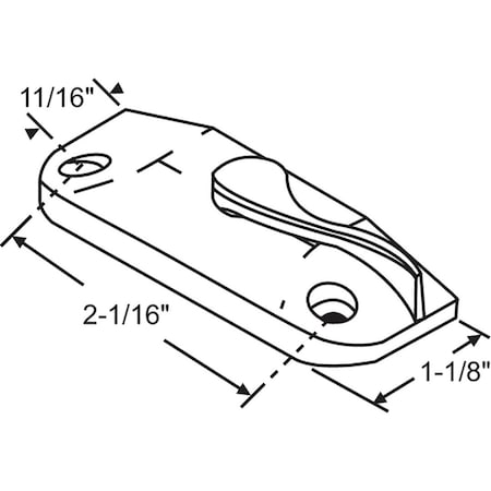 Strybuc Sash Lock White 50-2042-3